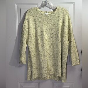 J. Jill Light Speckled Knit Sweater